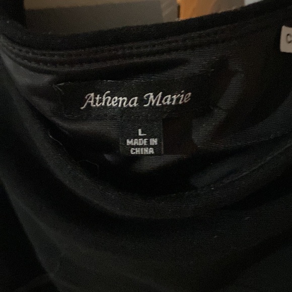 Stretch capri pants with white stitching - Picture 3 of 3